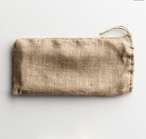 Come to Me All Who are Weary Shelf Sitter with Burlap Bag