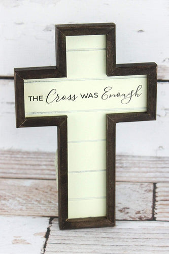 The Cross Was Enough Wall Cross