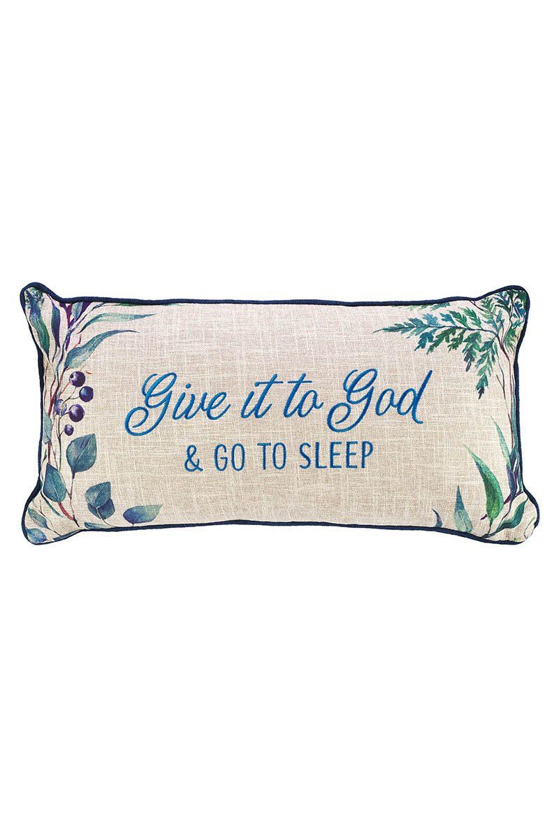 Give it to God Rectangular Throw Pillow
