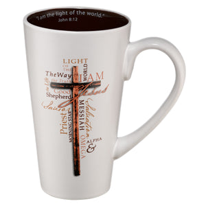 Light of the World Ceramic Coffee Mug - John 8:12