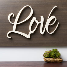 Load image into Gallery viewer, Script &quot;LOVE” Wall Art