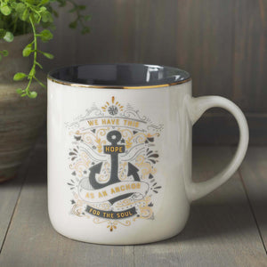 Hope as an Anchor Ceramic Coffee Mug - Hebrews 6:19