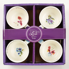 Load image into Gallery viewer, Seeds of Love Four Piece Coffee Mug Set