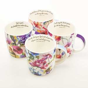 Seeds of Love Four Piece Coffee Mug Set