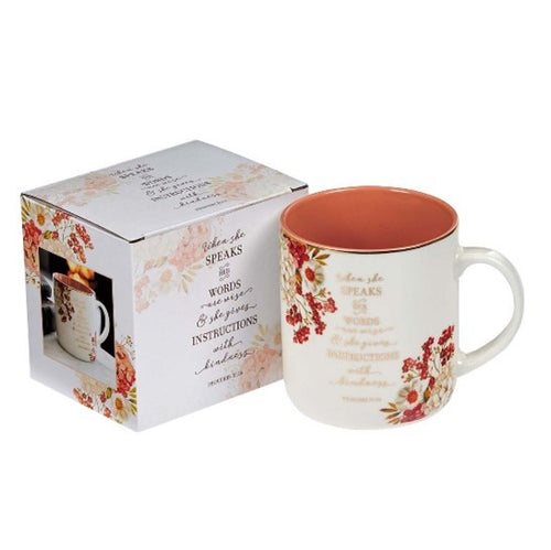 When She Speaks Ceramic Coffee Mug