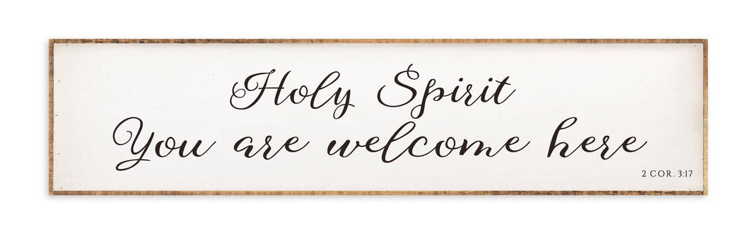 Holy Spirit Large Barnwood Framed Wall Art 42