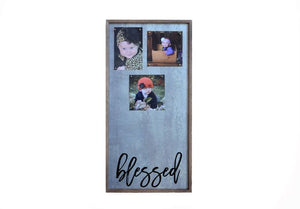 Magnetic Photo Frame - Blessed Vertical Wall Art